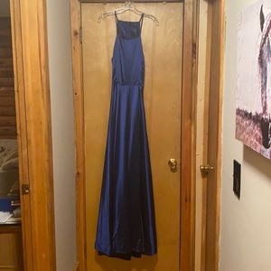 Silk prom dress